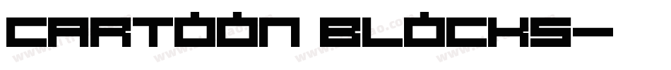 Cartoon Blocks字体转换